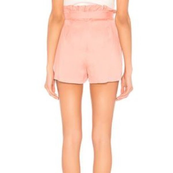 Tularosa Shorts Revolve Tularosa Pink Sara Paperbag Shorts Poshmark